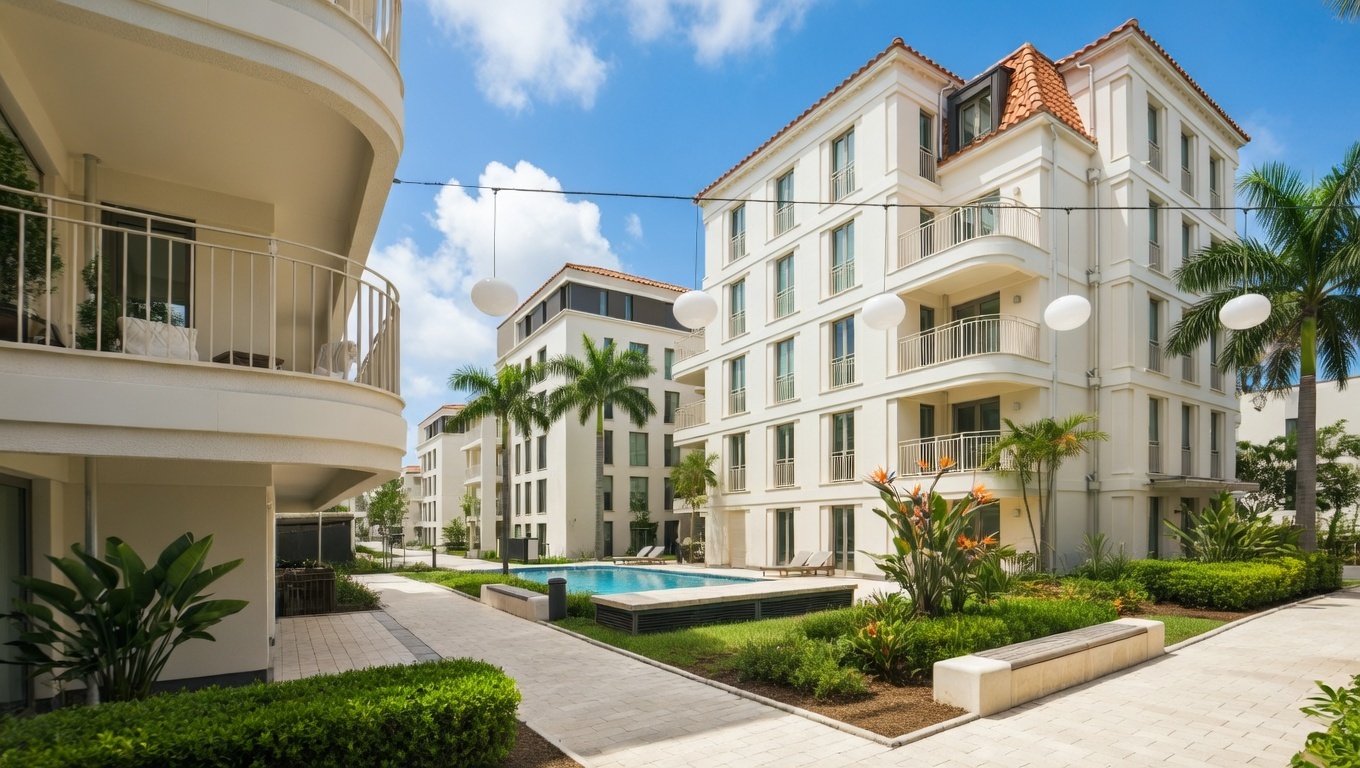 Corporate Housing Courtyard