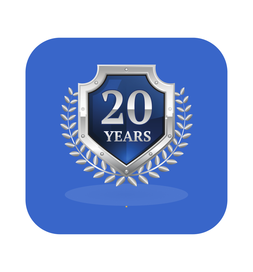 20 Years Badge